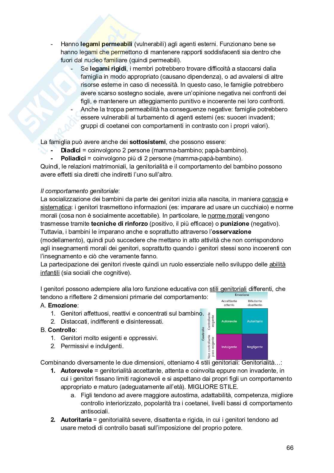 Riassunto esame Psicologia dello sviluppo, Prof. Fiorilli Caterina, libro consigliato Psicologia dello sviluppo, Leman, Bremner, Gauvain Pag. 66
