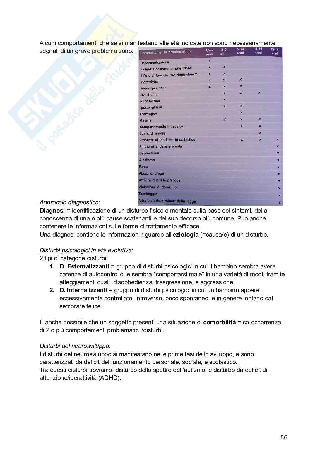 Riassunto esame Psicologia dello sviluppo, Prof. Fiorilli Caterina, libro consigliato Psicologia dello sviluppo, Leman, Bremner, Gauvain Pag. 86