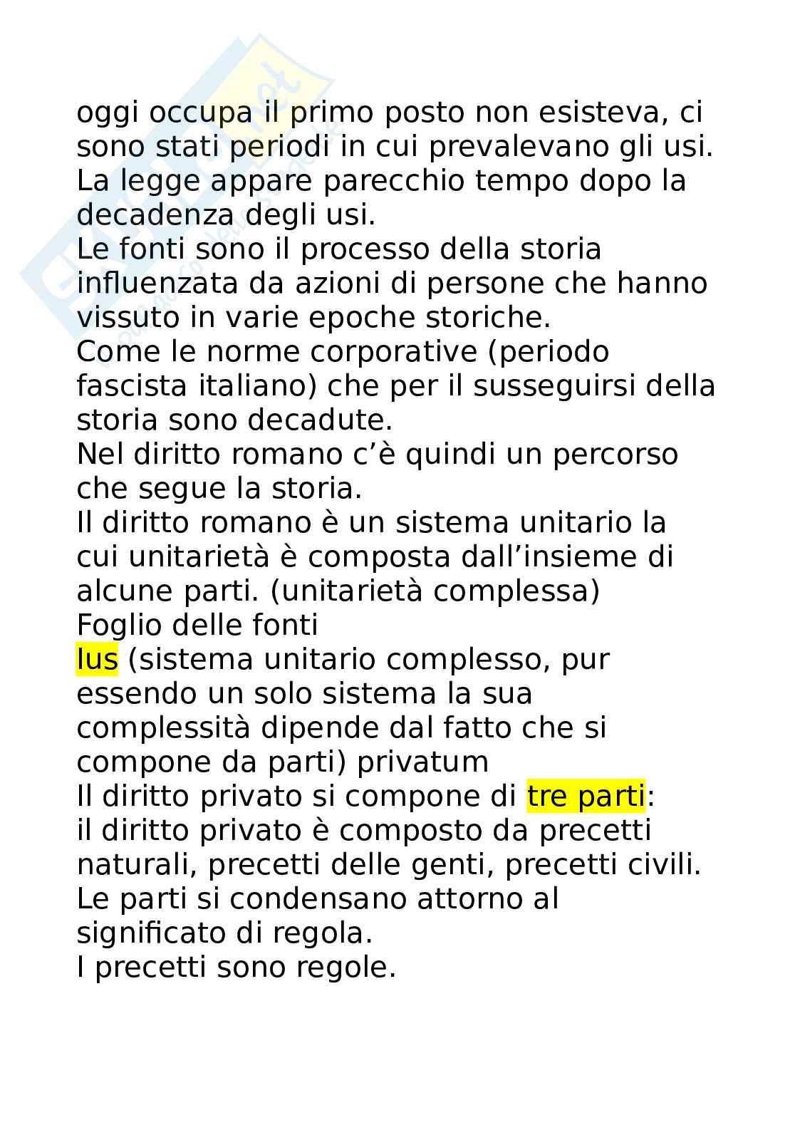 Appunti di lezione di Diritto romano Pag. 2