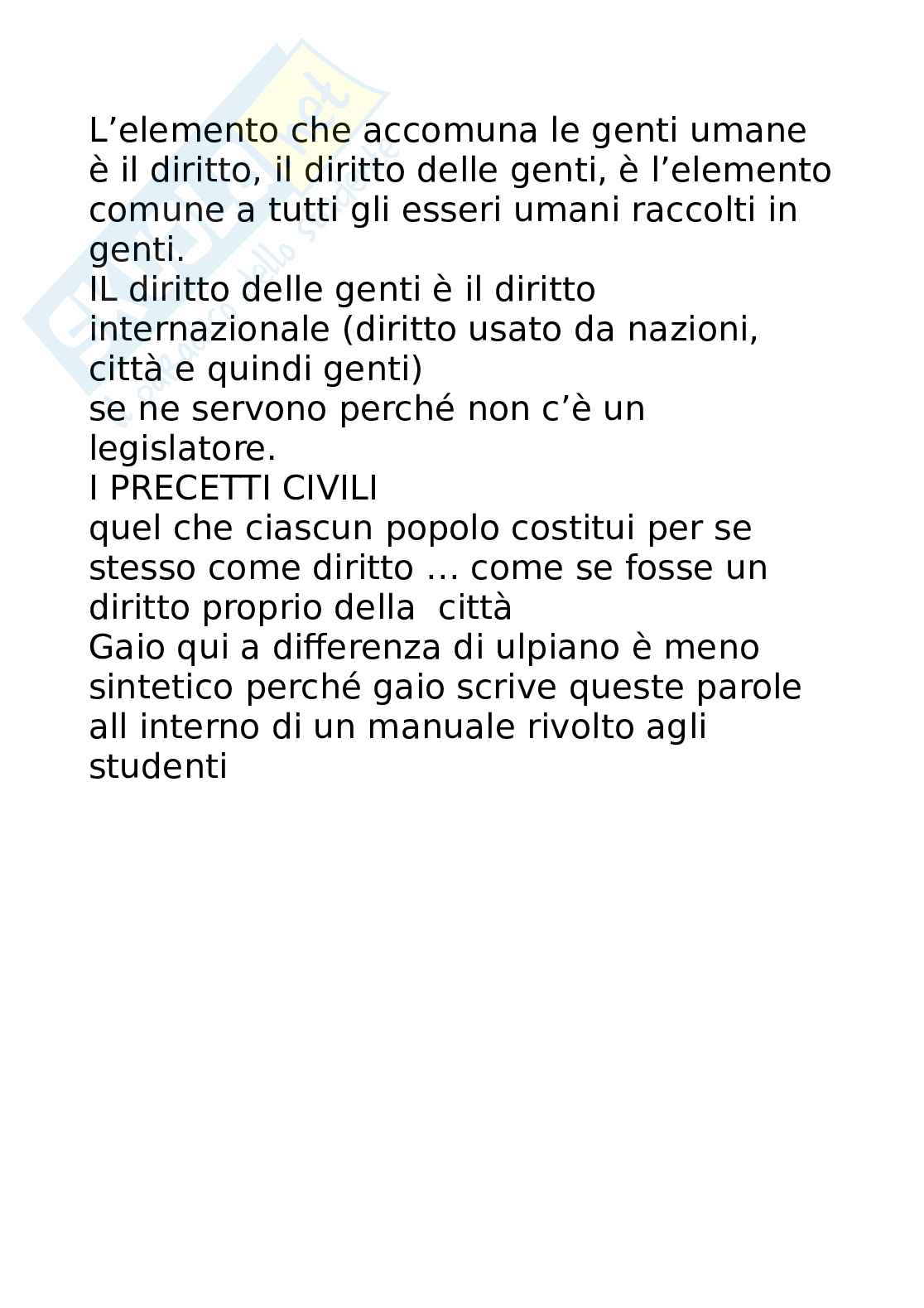 Appunti di lezione di Diritto romano Pag. 6