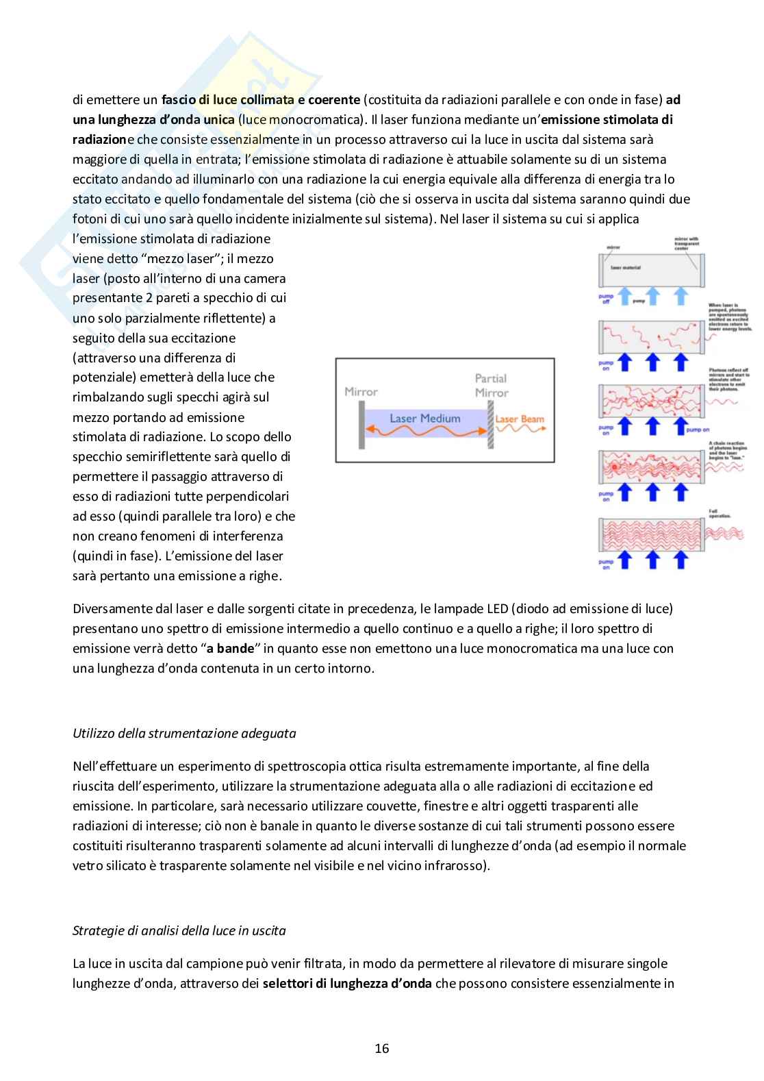 Spettroscopia ottica biomedica Pag. 16