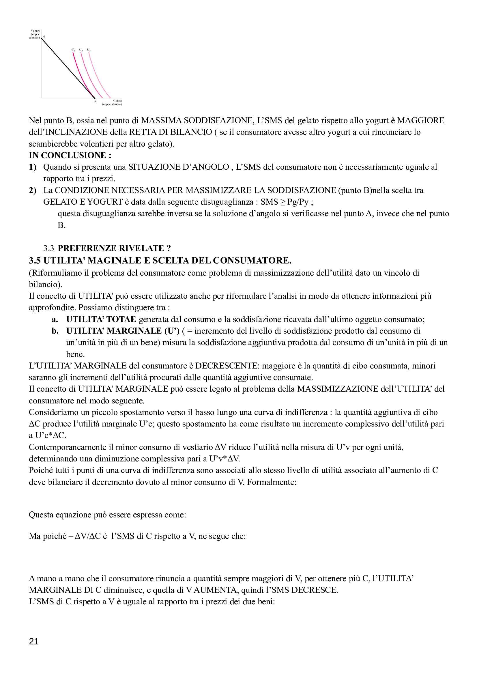 Riassunto esame Microeconomia, prof. Orsini, libro consigliato Microeconomia, Pindyck, Rubinfeld - parte prima Pag. 21