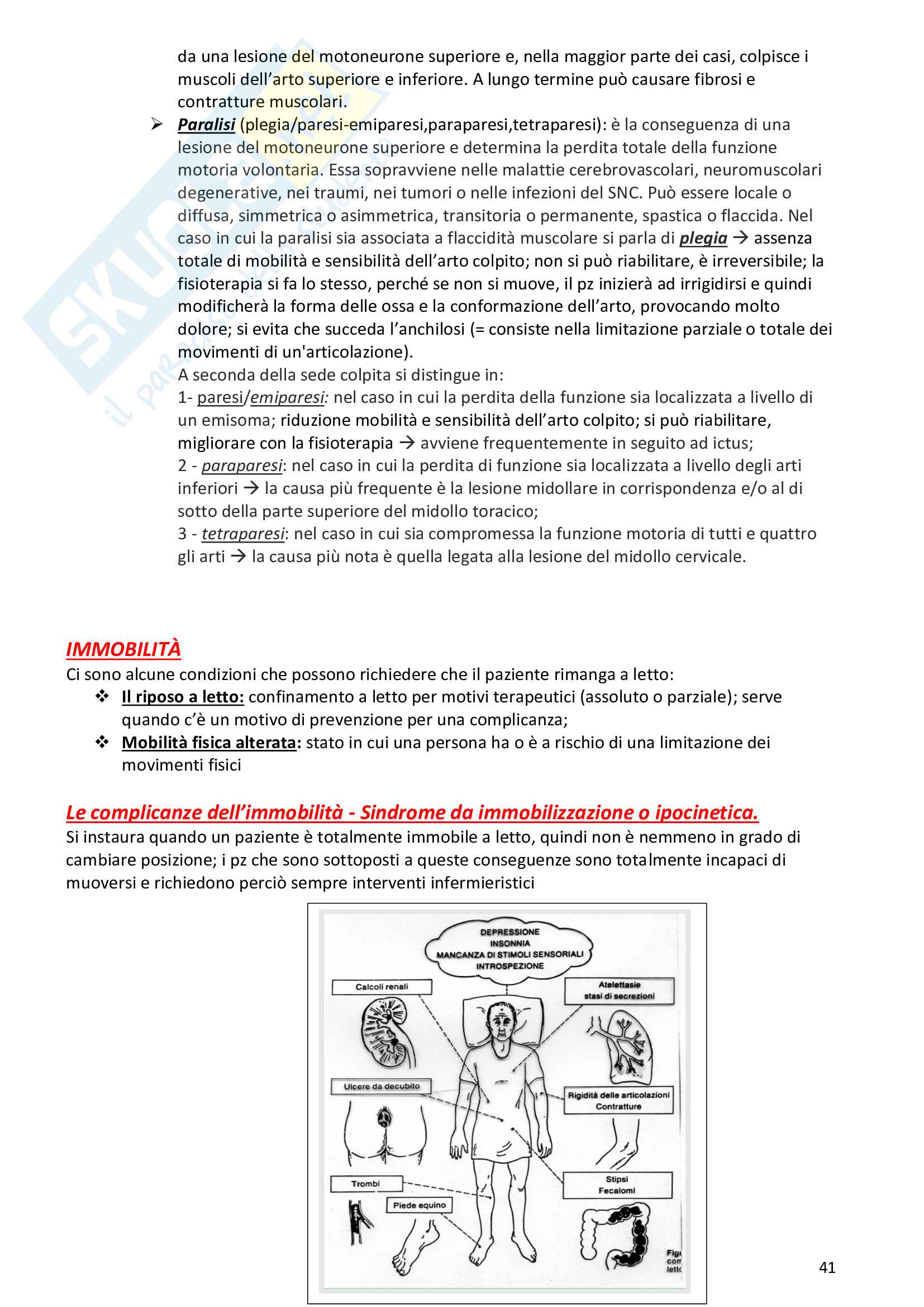 Infermieristica clinica 1 - La mobilizzazione Pag. 11