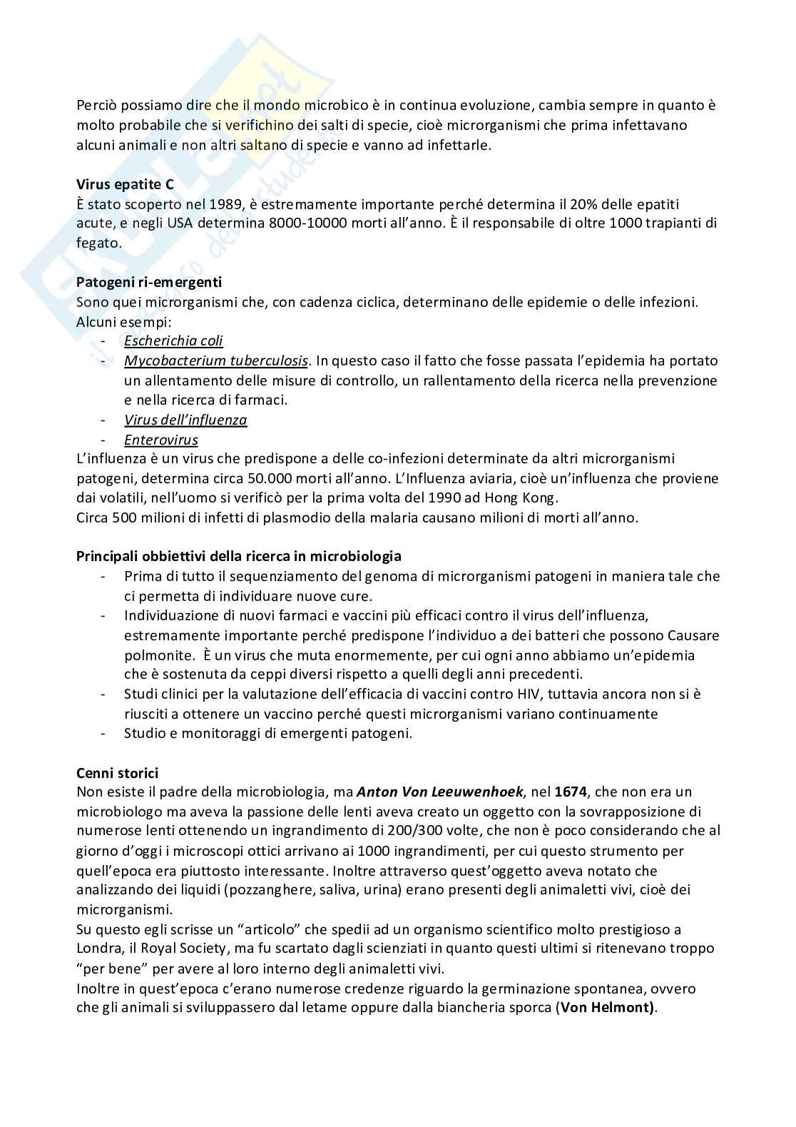 Microbiologia e microbiologia clinica - parte 1 Pag. 2