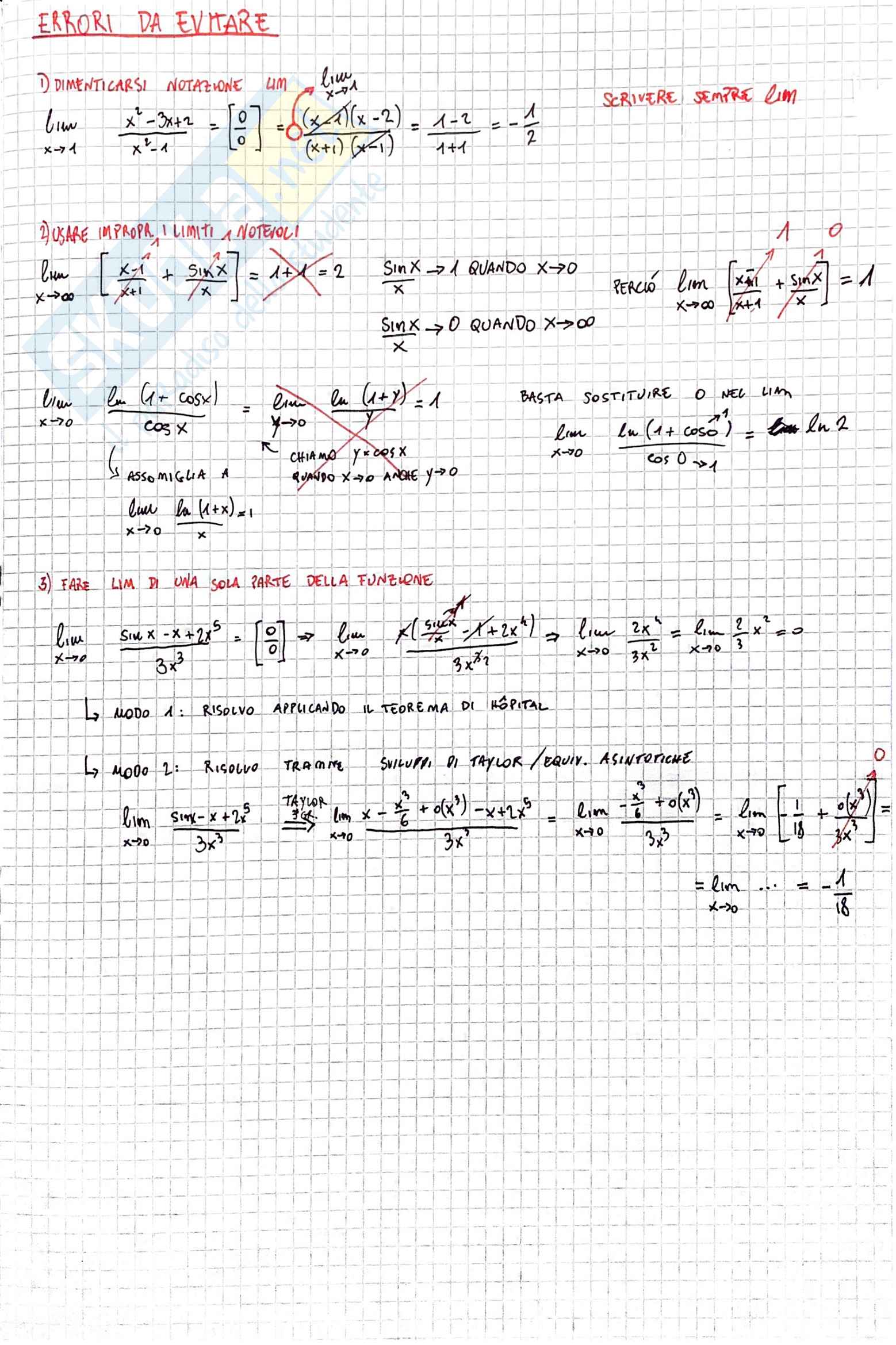 Matematica -  Limiti Pag. 11