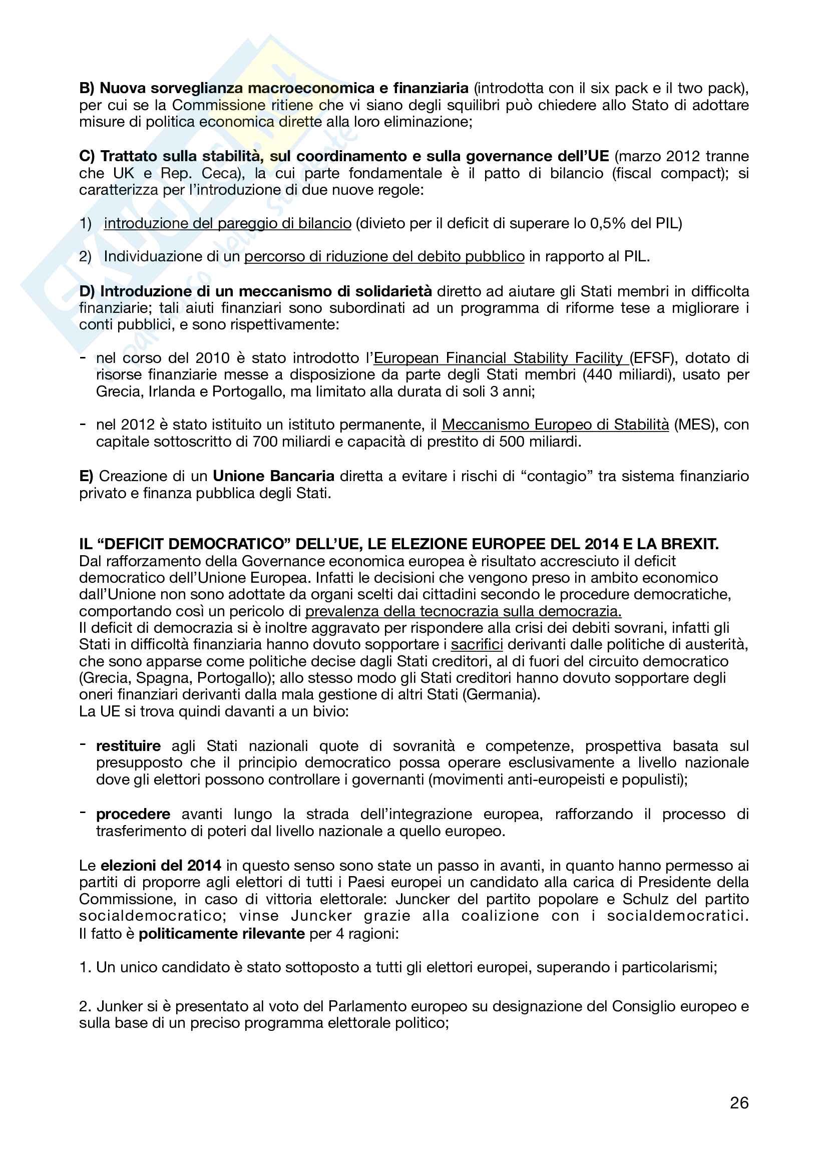 Diritto Costitutionale ed Europeo Pag. 26