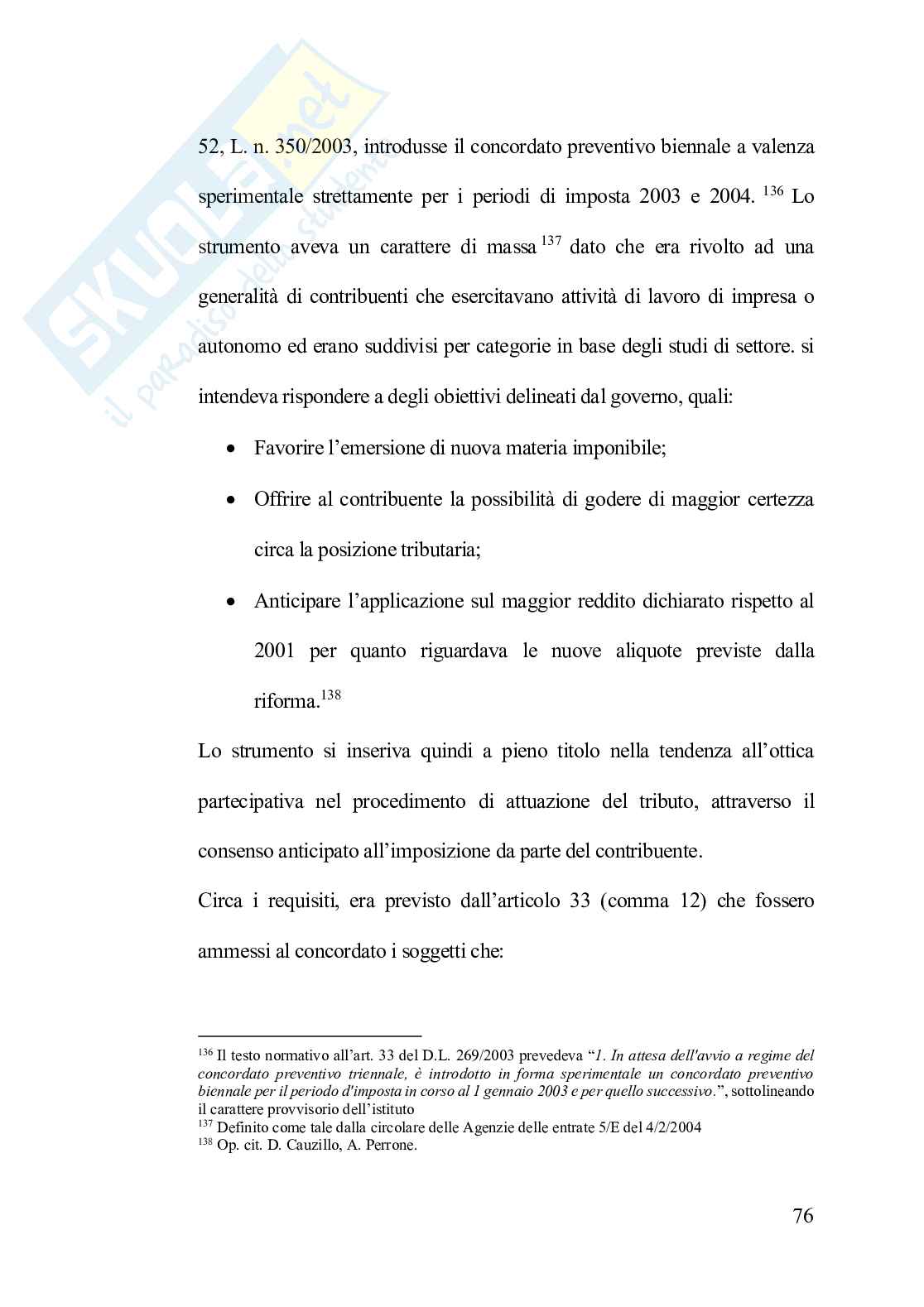 Modelli consensuali nella fase di attuazione del tributo: il concordato preventivo biennale della riforma tributaria del 2024 Pag. 76
