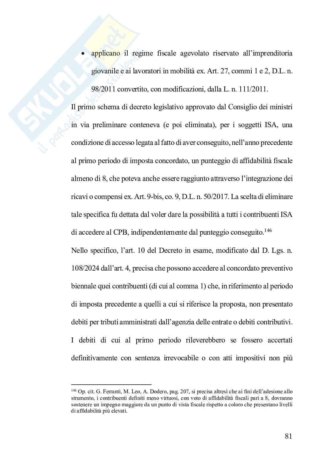 Modelli consensuali nella fase di attuazione del tributo: il concordato preventivo biennale della riforma tributaria del 2024 Pag. 81