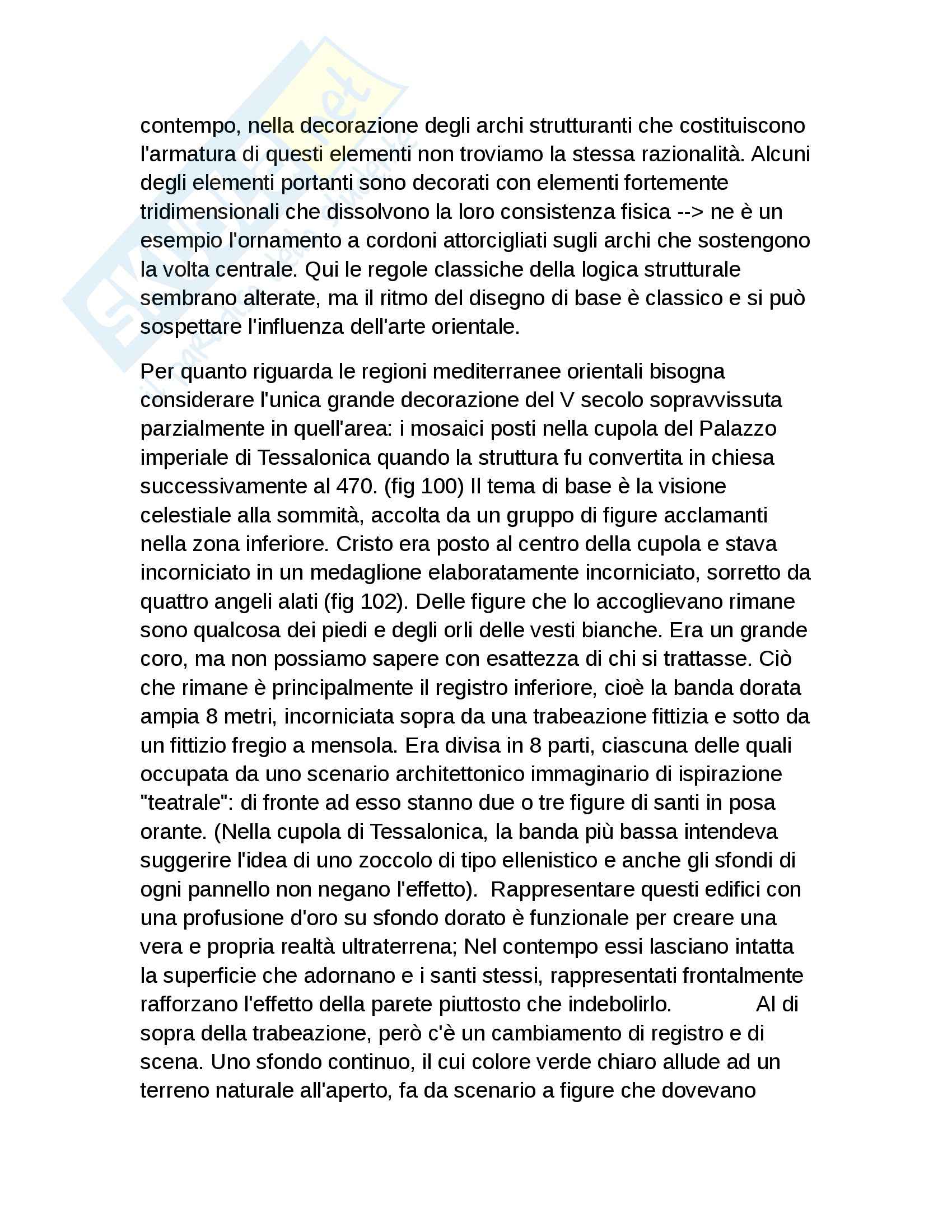 Riassunto esame storia dell'arte medievale, prof Calzona, libro consigliato Alle origini dell'arte bizantina, Kitzinger Pag. 36