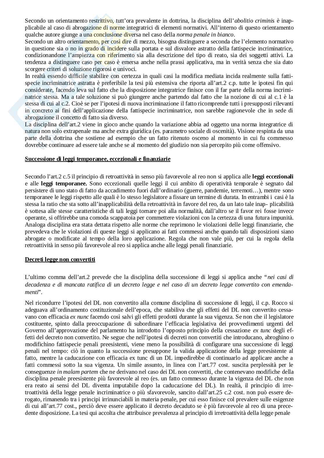 Riassunto esame Diritto Penale, Prof. Masarone Valentina, libro consigliato Manuale diritto penale, Fiore Pag. 11