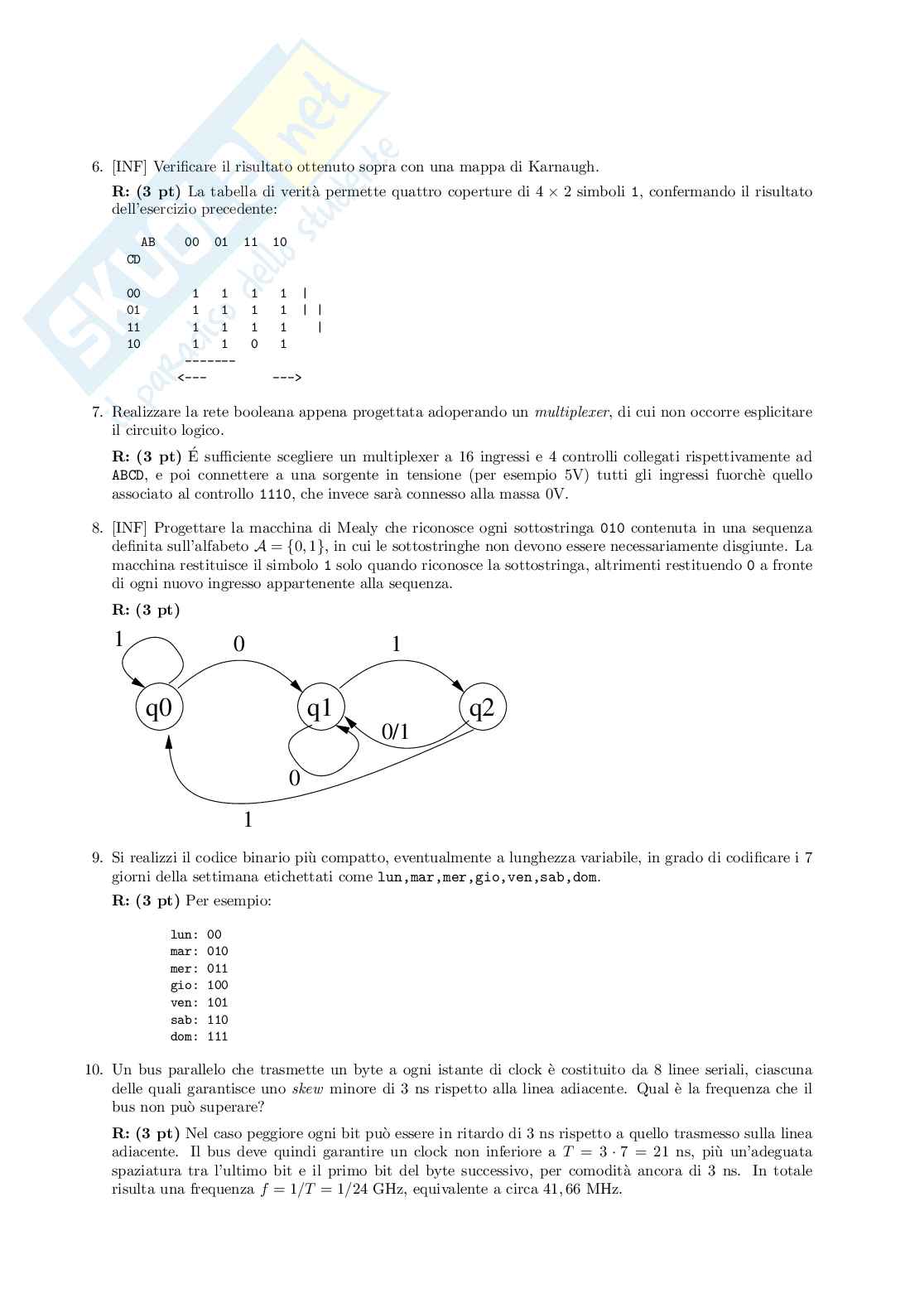 Prove svolte Architettura Pag. 6