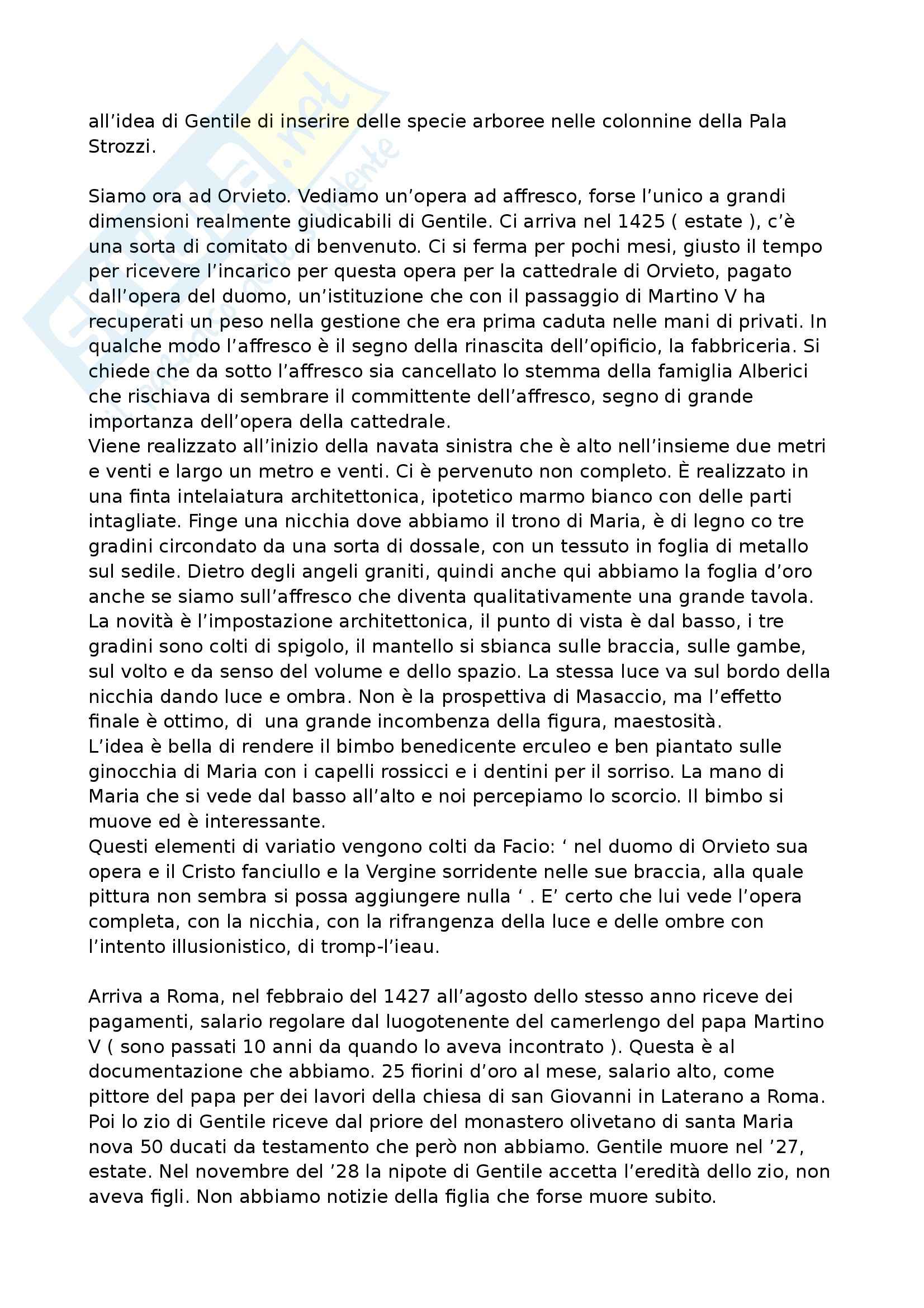 Storia dell'arte medievale - Gentile da Fabriano e il Gotico Internazionale Pag. 46