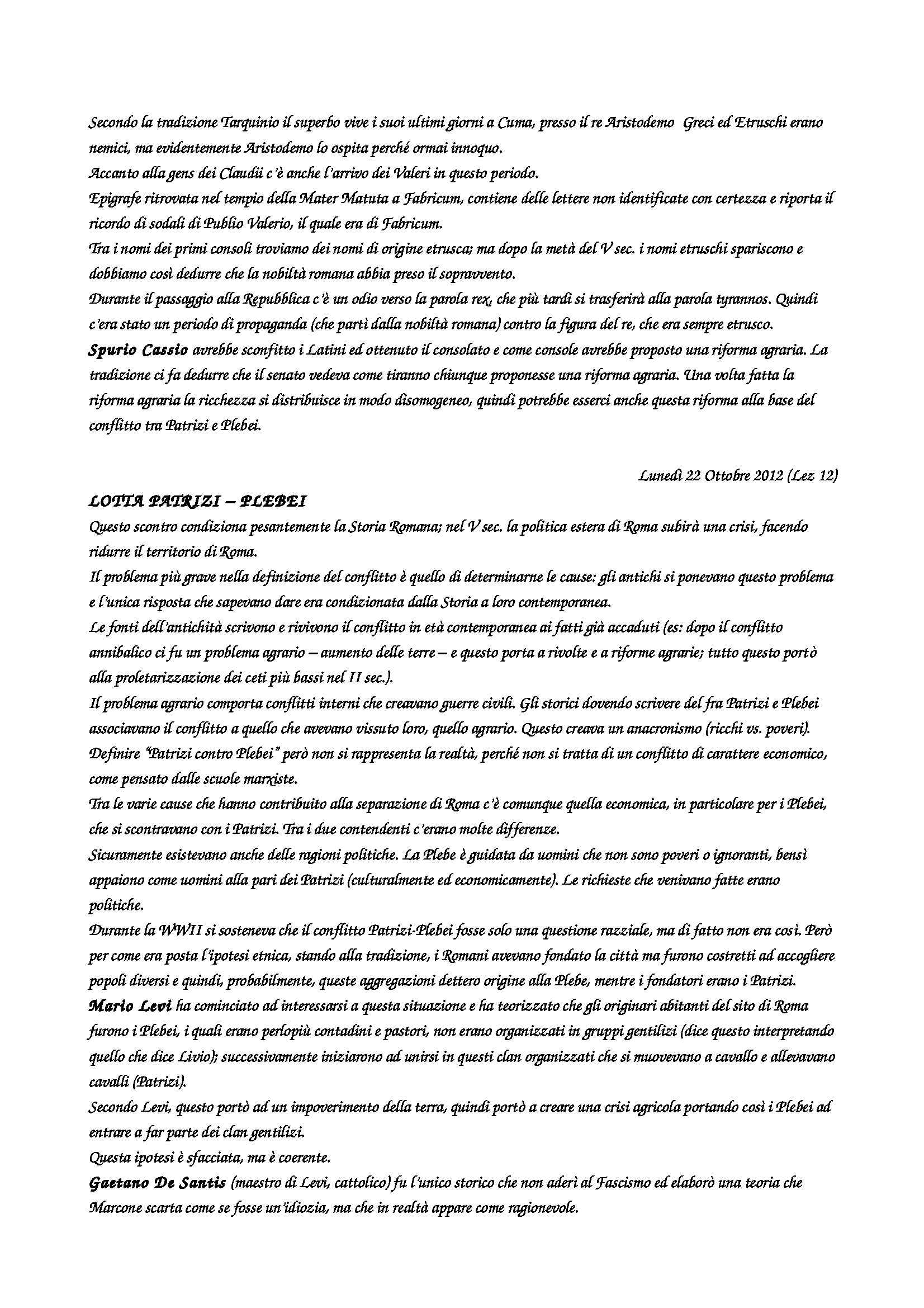 Storia romana - Appunti Pag. 16