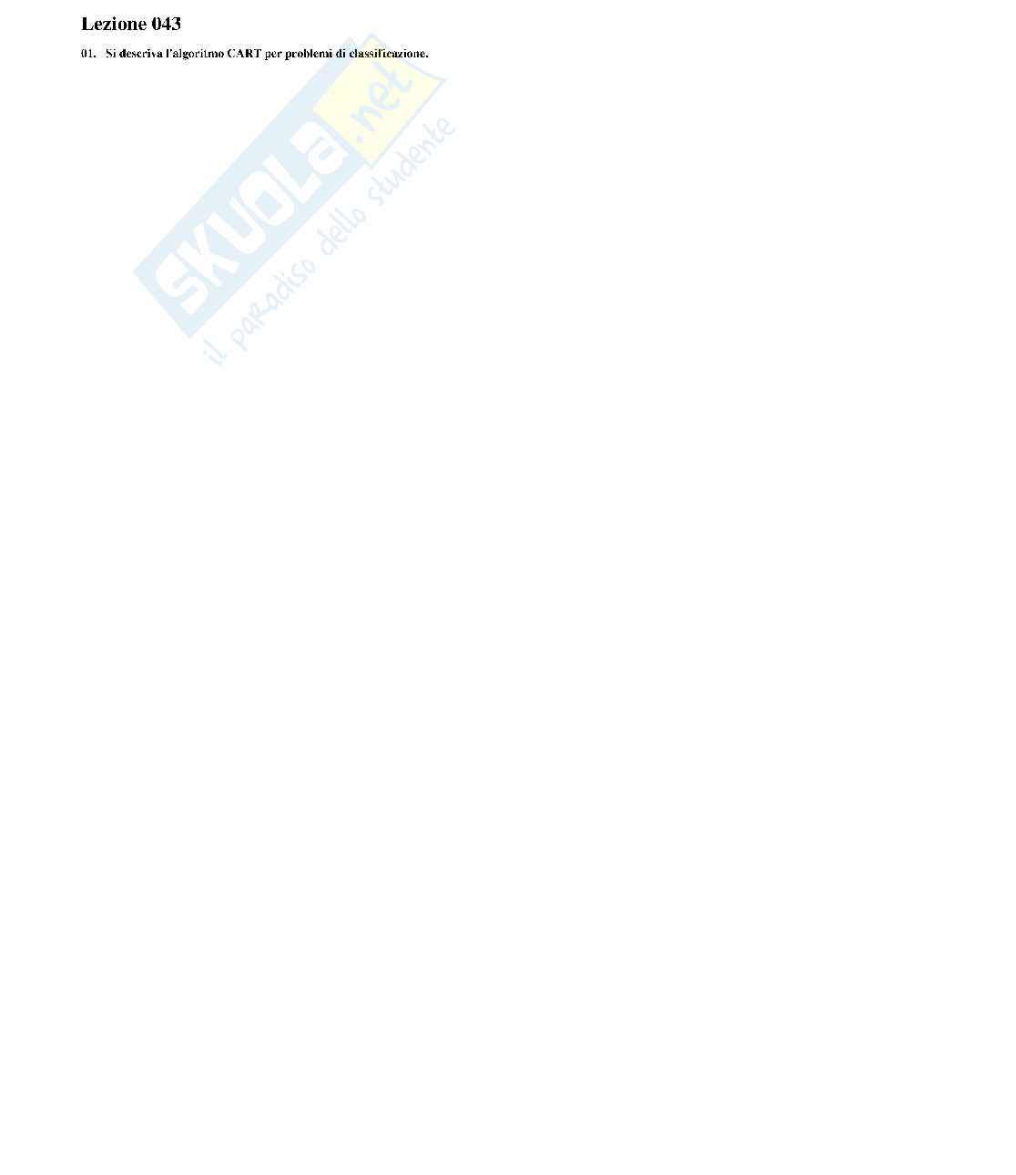 Paniere con risposte chiuse - Fondamenti di intelligenza artificiale (2023/2024) Pag. 61
