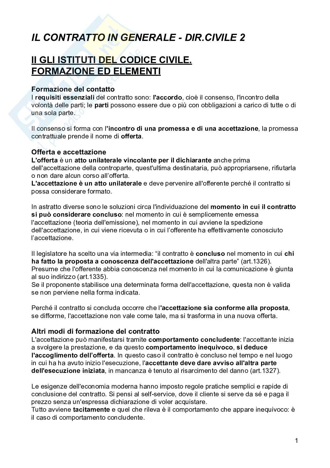 Diritto civile  Pag. 1