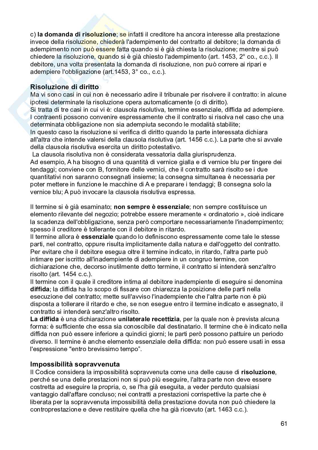 Diritto civile  Pag. 61
