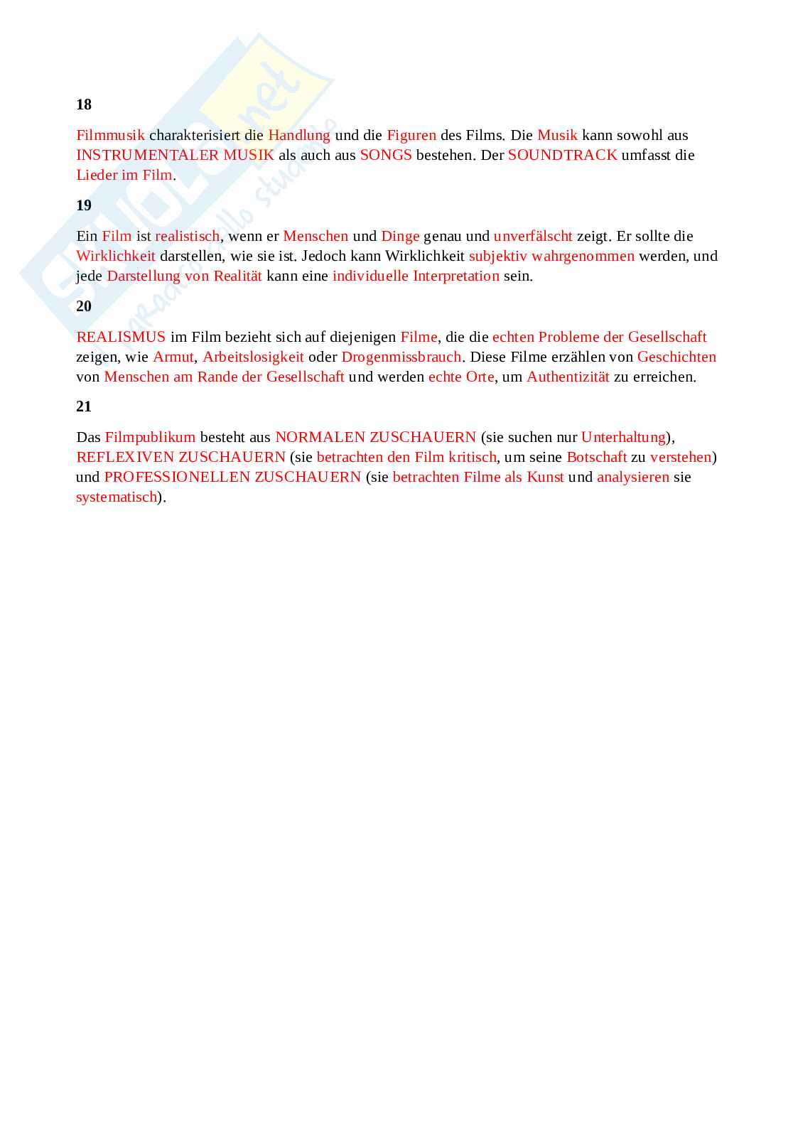 Appunti Lingua e traduzione tedesca 2   Pag. 21