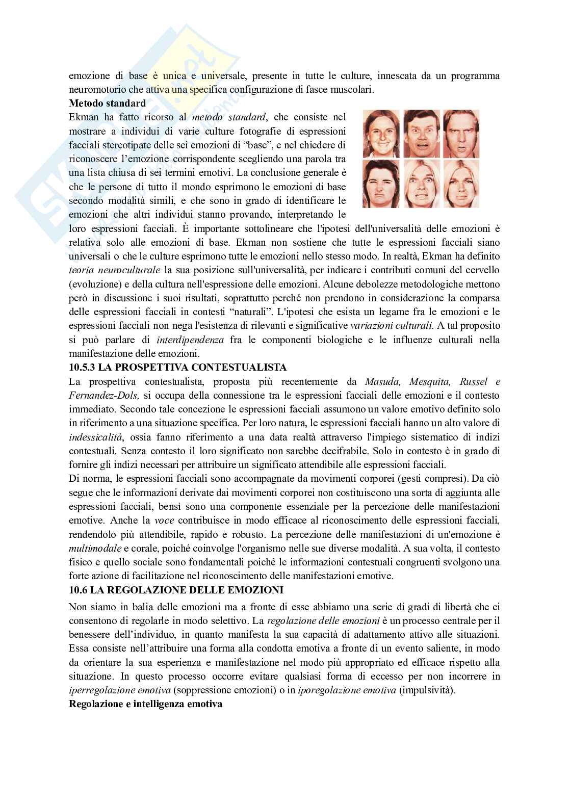 Riassunto esame Psicologia generale, Prof. Ferrari Chiara, libro consigliato Psicologia generale, terza edizione Pearson , Gerrig, Zimbardo, Anolli  Pag. 11