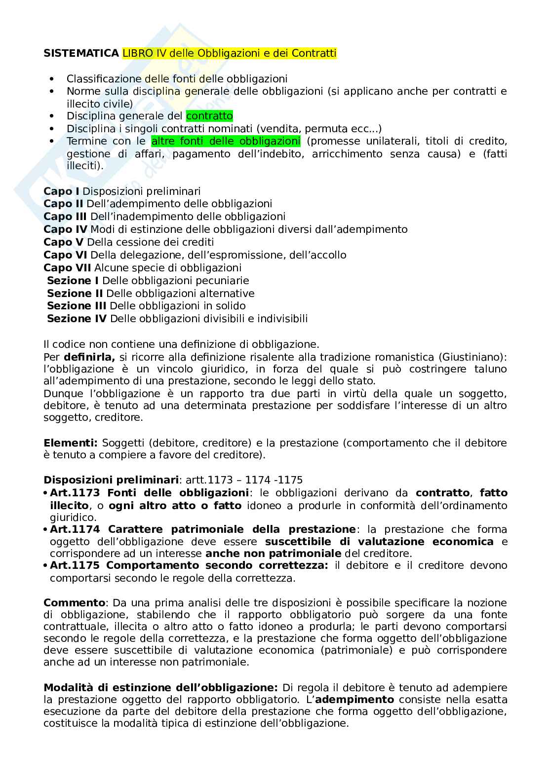 Obbligazioni Pag. 1