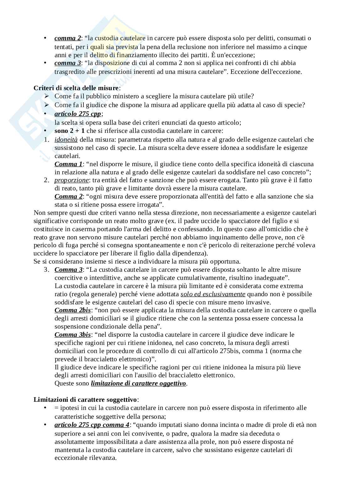 Diritto processuale penale - appunti completi Pag. 56