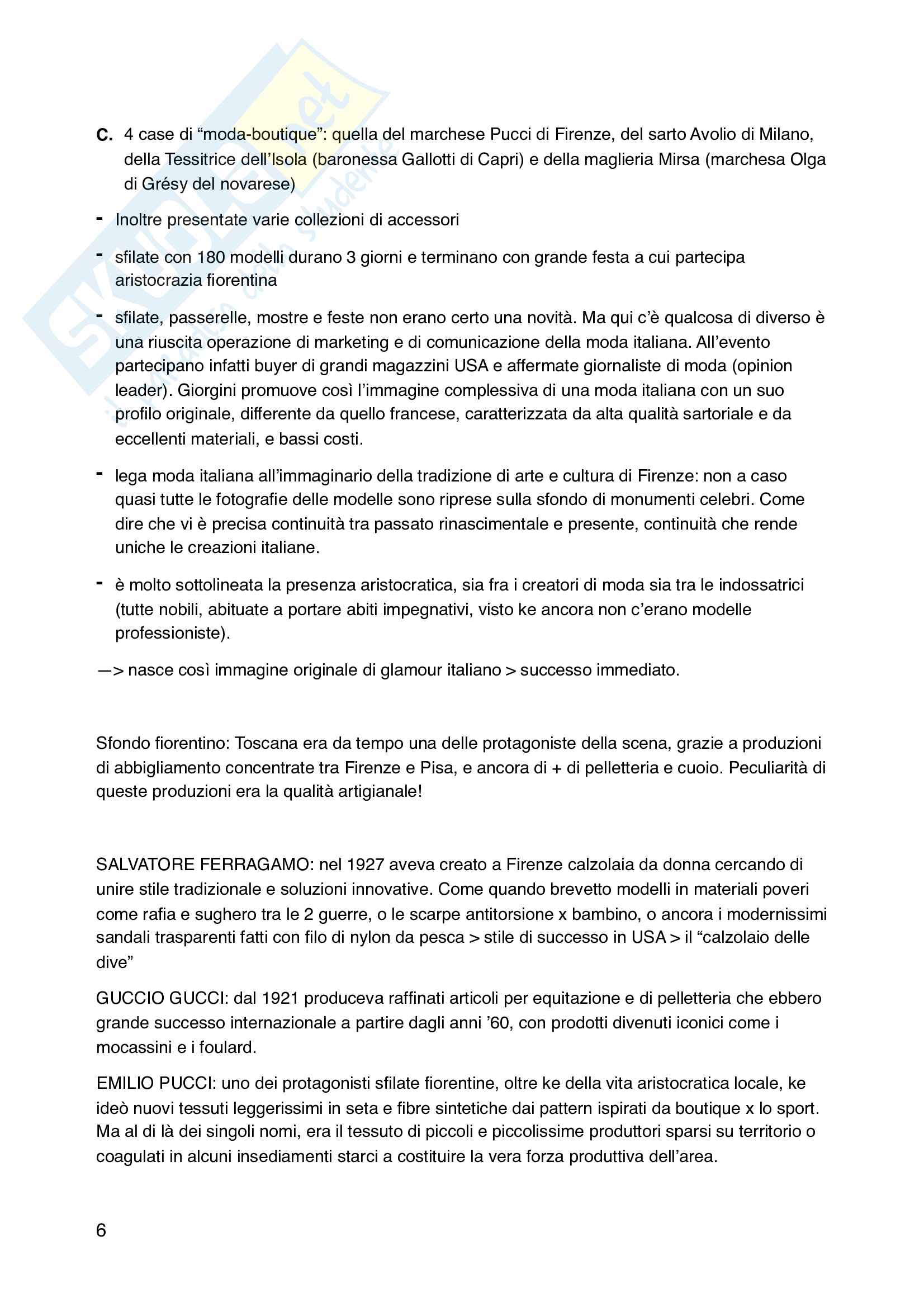 Riassunto esame Economia e cultura del sistema moda, prof. Scarpellini, libro consigliato La stoffa dell'Italia. Storia e cultura della moda dal 1945 a oggi, autore Emanuela Scarpellini Pag. 16