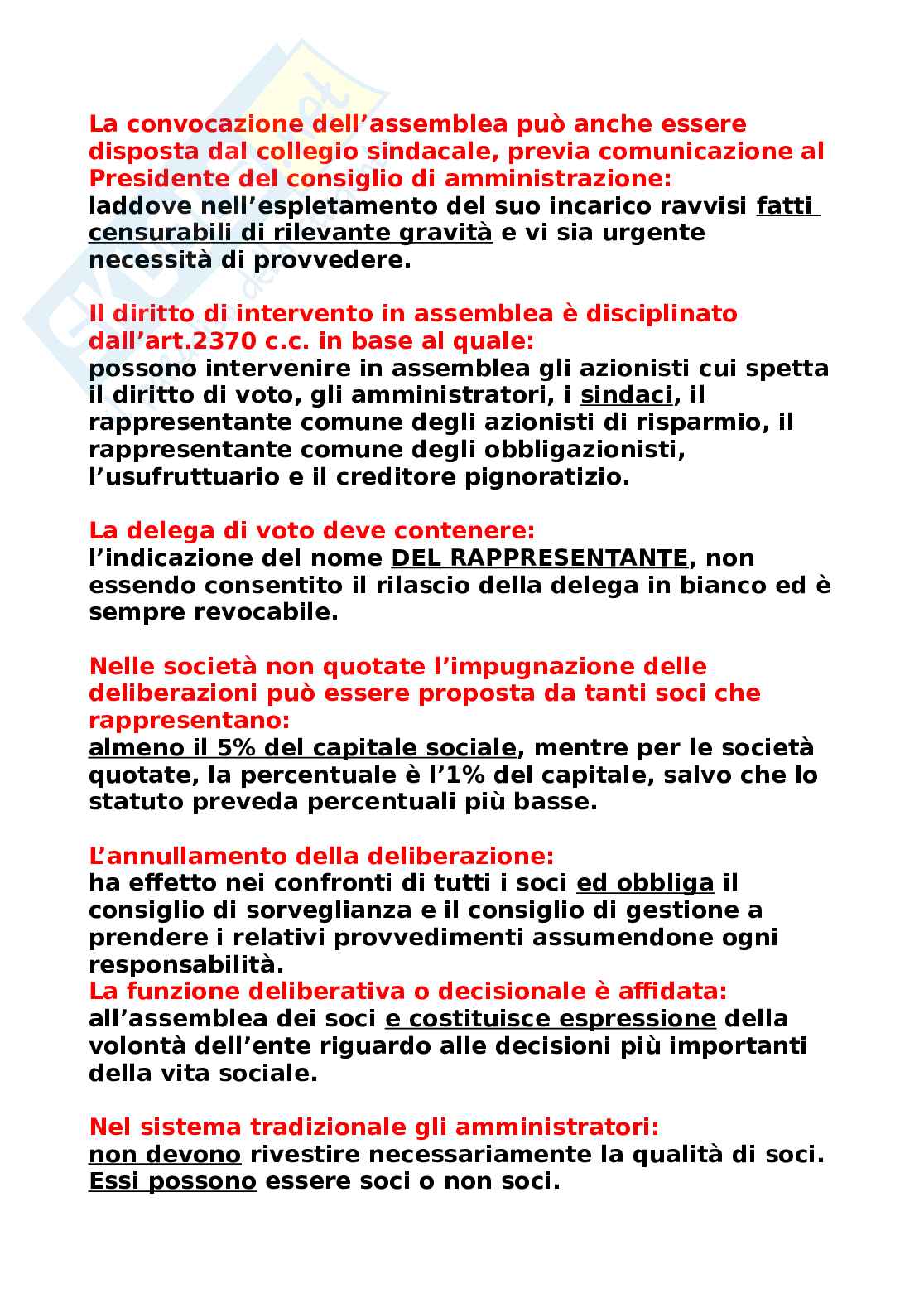 Diritto commerciale - Domande esercitazioni con risposte Pag. 46