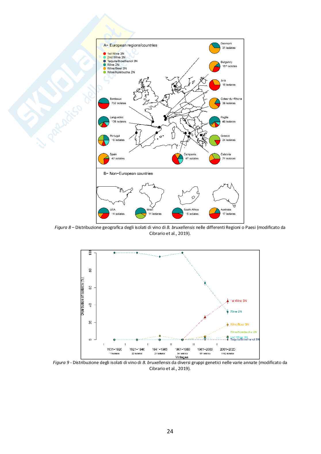 Strategie di monitoraggio e controllo di Brettanomyces bruxellensis in uve, mosti e vini Pag. 26