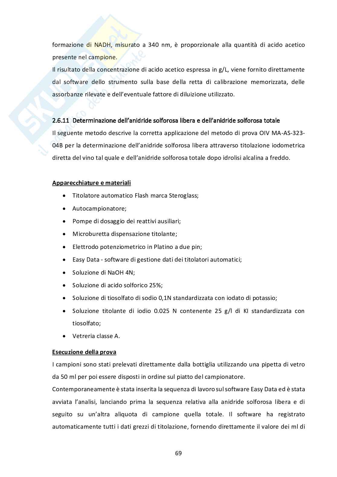 Strategie di monitoraggio e controllo di Brettanomyces bruxellensis in uve, mosti e vini Pag. 71