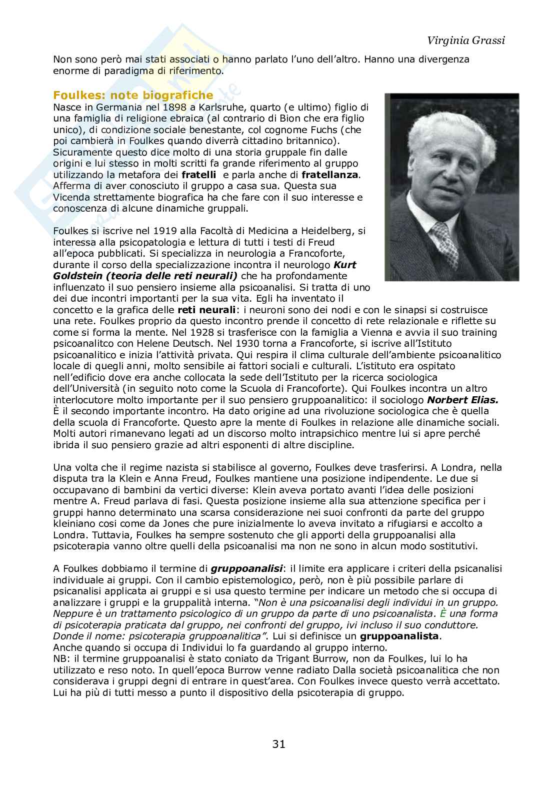 Metodi e tecniche di conduzione dei gruppi Pag. 31