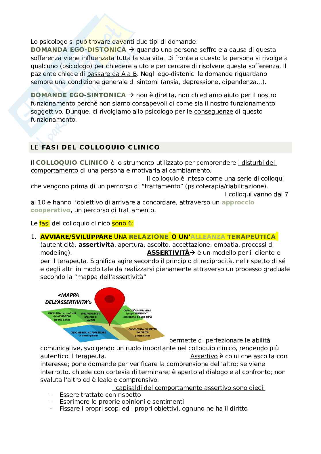 Appunti Teoria e tecnica del colloquio e dell'intervista Pag. 2