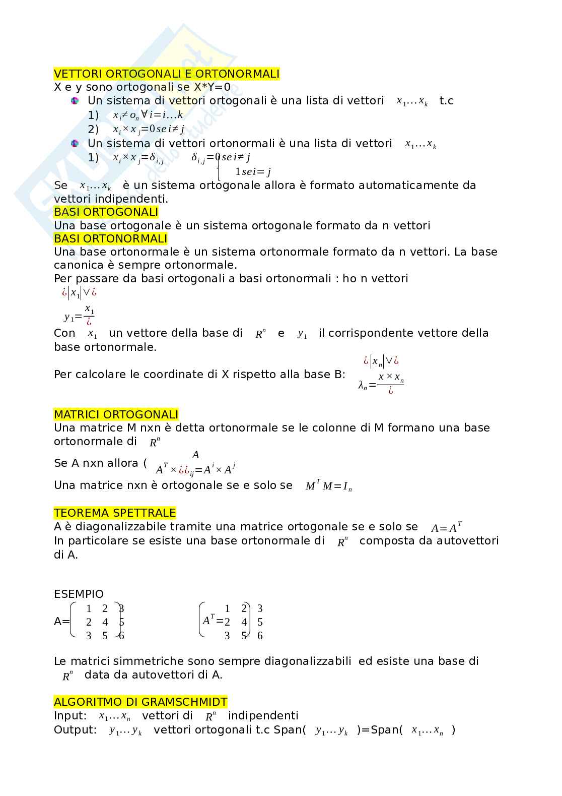 Geometria ed algebra lineare Pag. 26