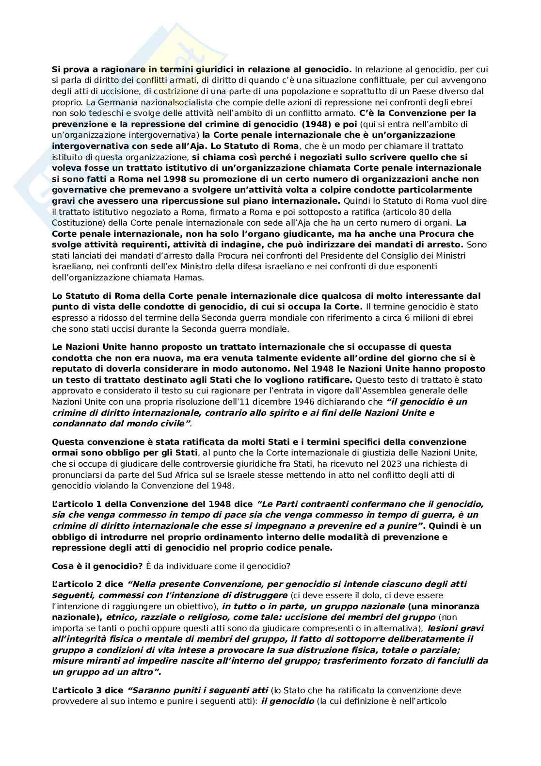 Organizzazione internazionale  Pag. 66