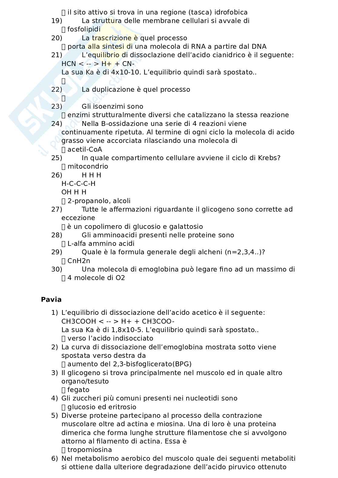 Appunti discorsivi e schematici di chimica  Pag. 2