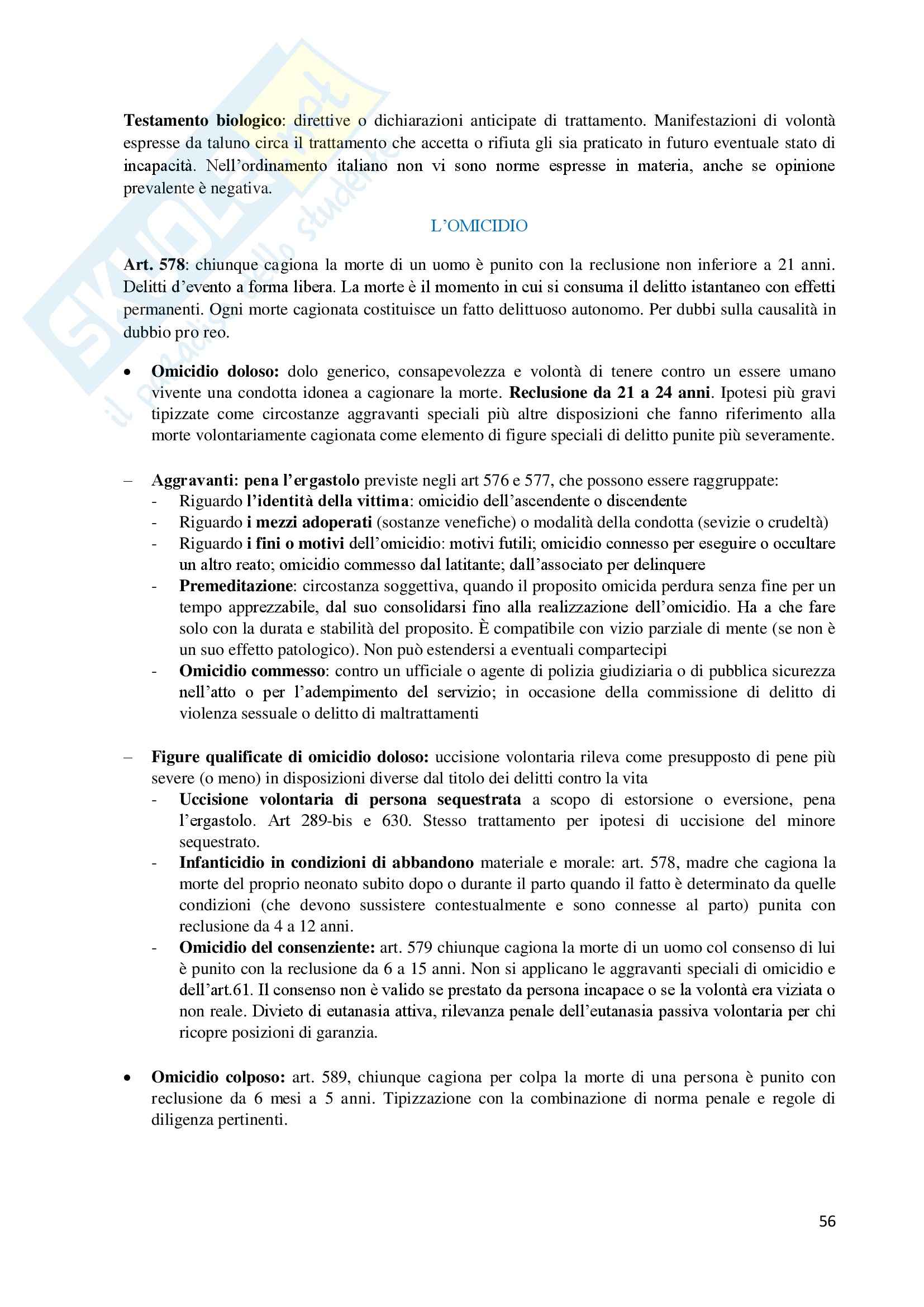 Riassunto esame Diritto penale, prof. Pulitanò Pag. 56