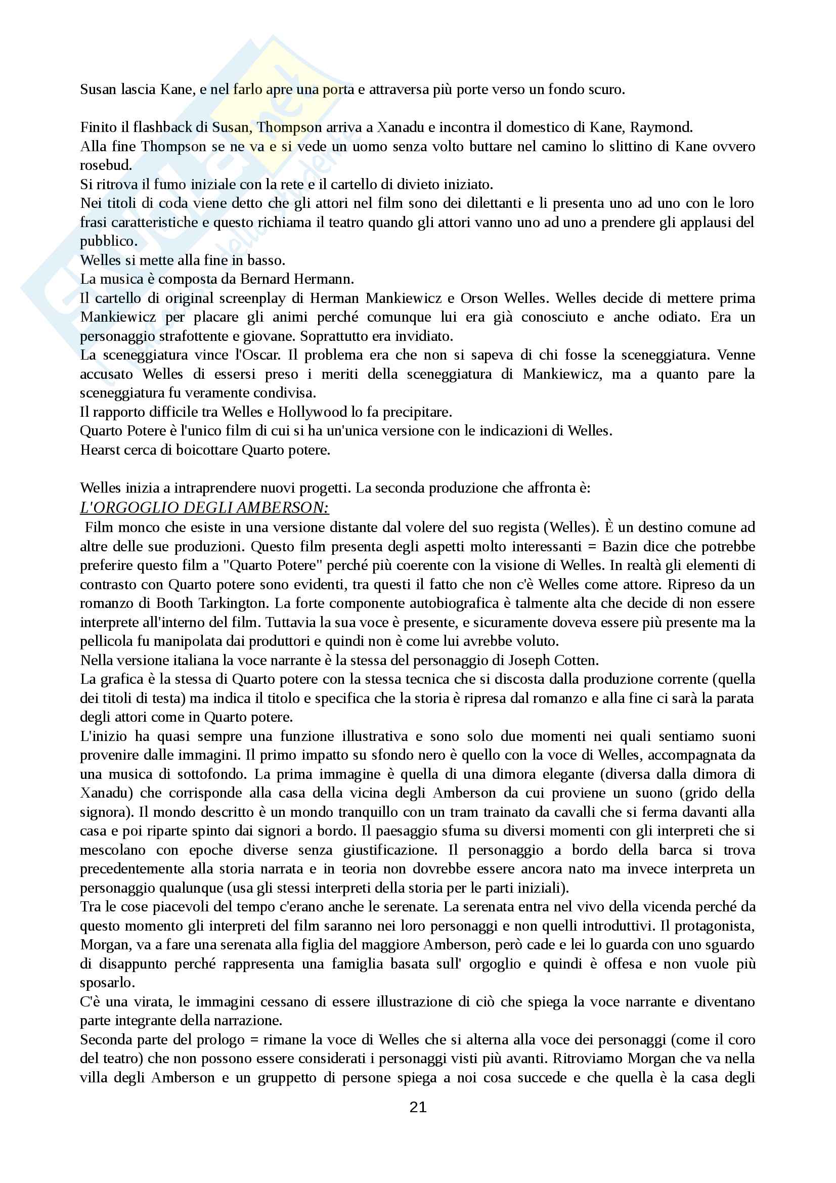 Appunti Teorie e analisi del linguaggio cinematografico Pag. 21
