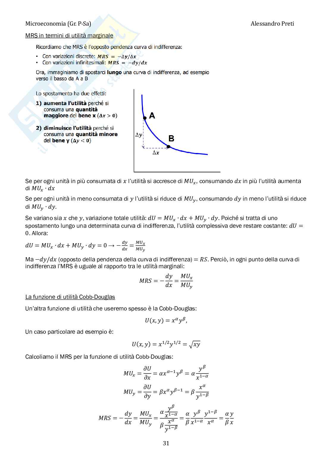 Microeconomia – Appunti completi, 202 pagine Pag. 31