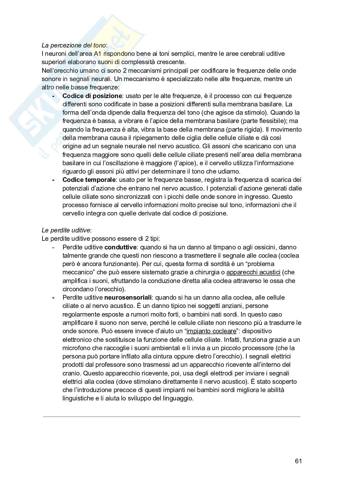 Riassunto esame Psicologia generale, Prof. Arduino Lisa, libro consigliato Psicologia generale; Psicologia della personalità e delle differenze individuali, Schacter, De Beni Pag. 61
