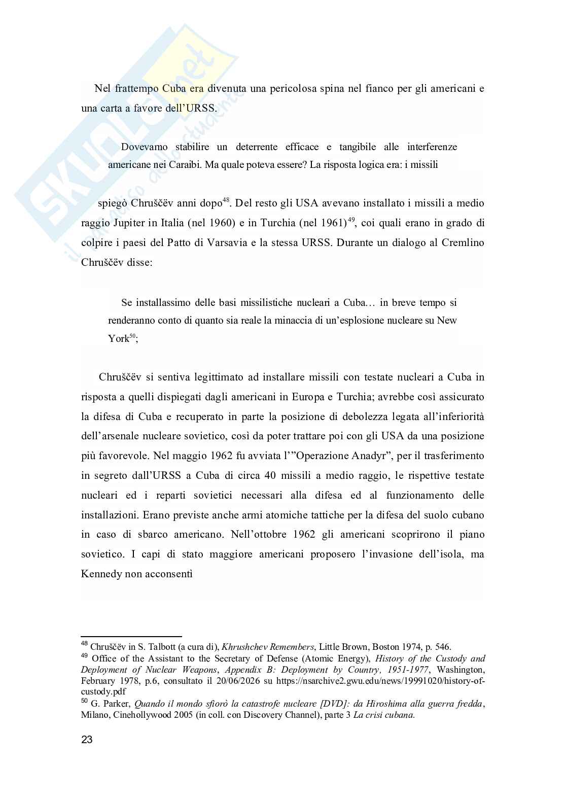 Guerra nucleare: strategie e piani dal 1946 al 1968 Pag. 26