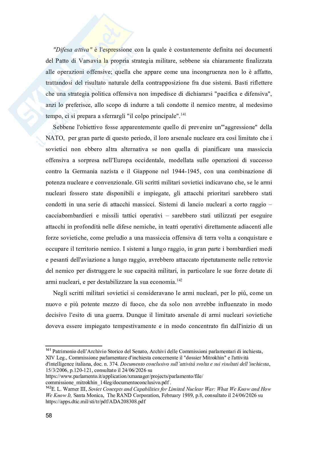 Guerra nucleare: strategie e piani dal 1946 al 1968 Pag. 61