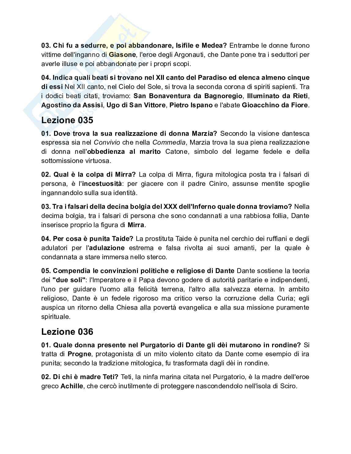 Letteratura italiana 1 - Lingue e culture europee e del resto del mondo Pag. 26