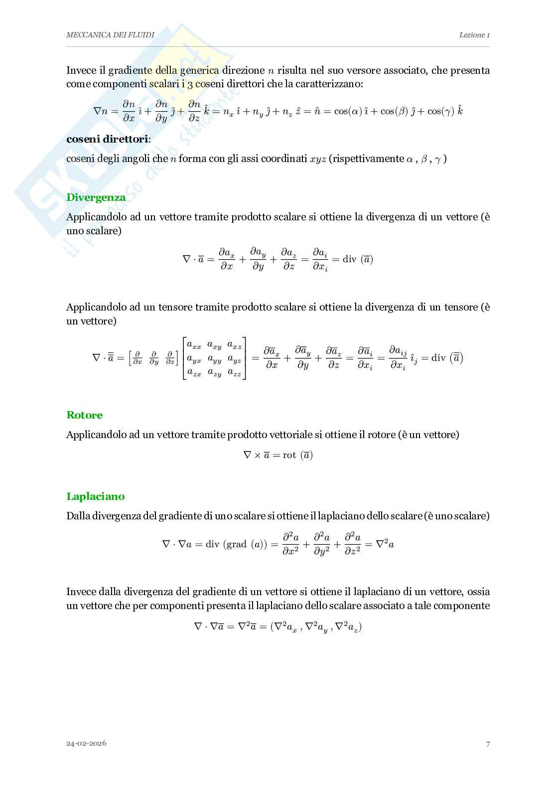 Appunti completi lezioni di Meccanica dei fluidi Pag. 11