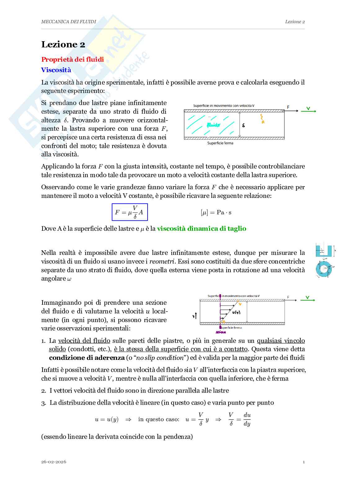 Appunti completi lezioni di Meccanica dei fluidi Pag. 16