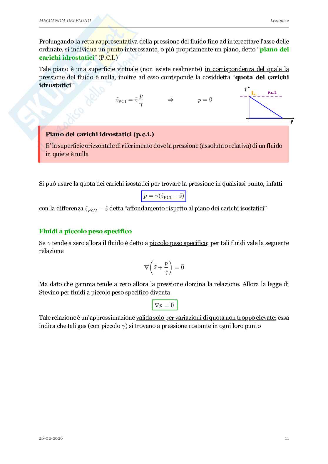 Appunti completi lezioni di Meccanica dei fluidi Pag. 26