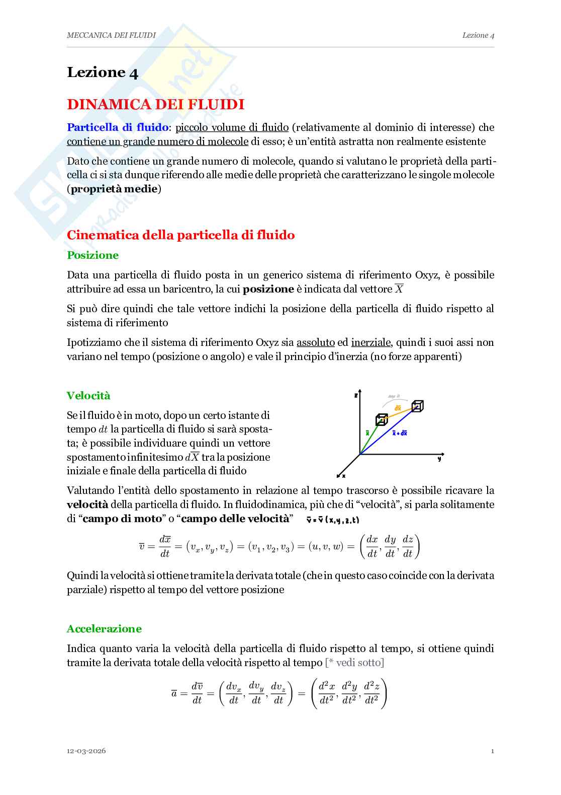 Appunti completi lezioni di Meccanica dei fluidi Pag. 36