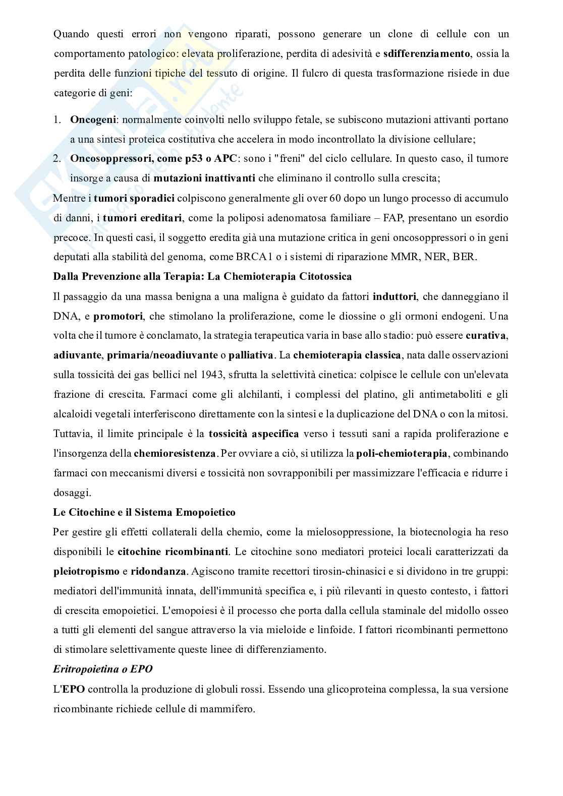Farmacoterapia dei farmaci biotecnologici  Pag. 11