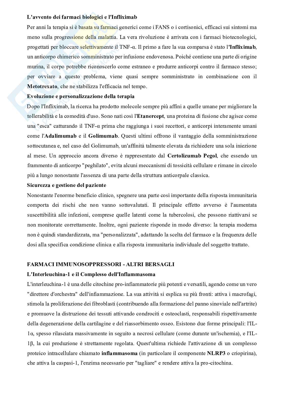 Farmacoterapia dei farmaci biotecnologici  Pag. 21