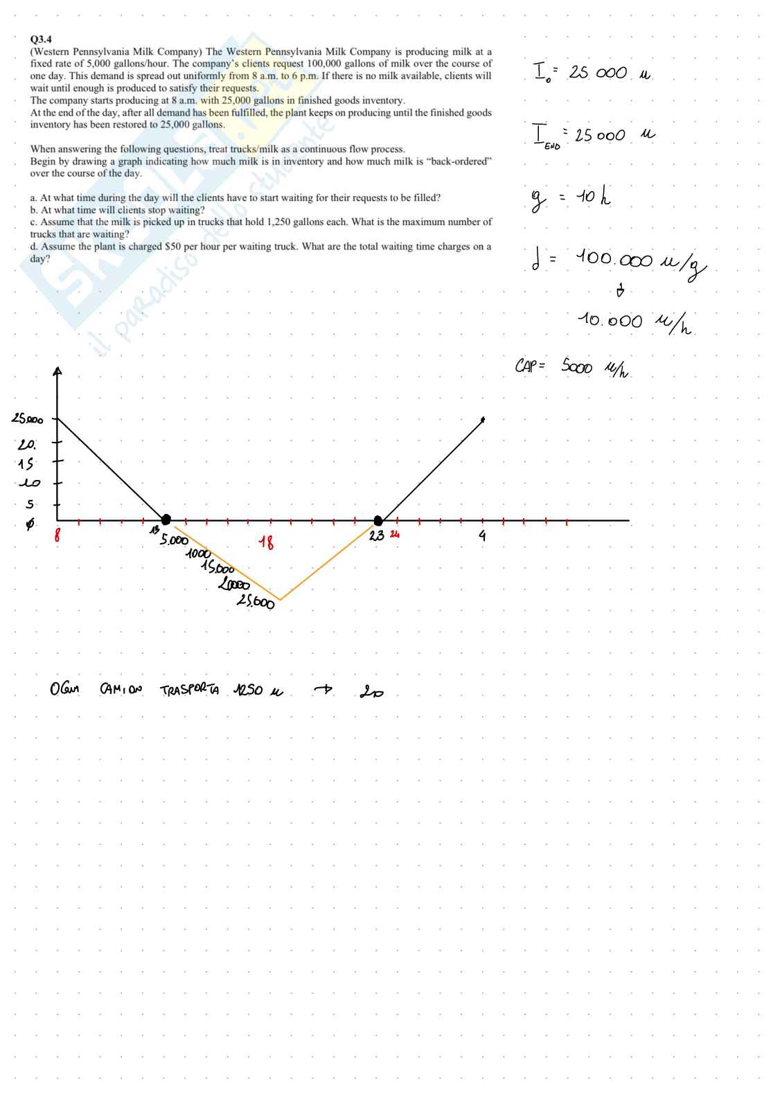 Esercitazione di  Programmazione e controllo dei processi  Pag. 6