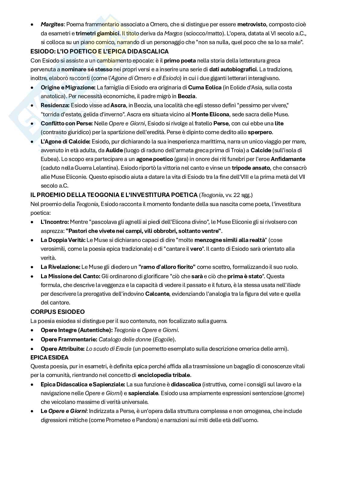 Introduzione alla cultura classica I (M-Z) (appunti lezioni) Pag. 11