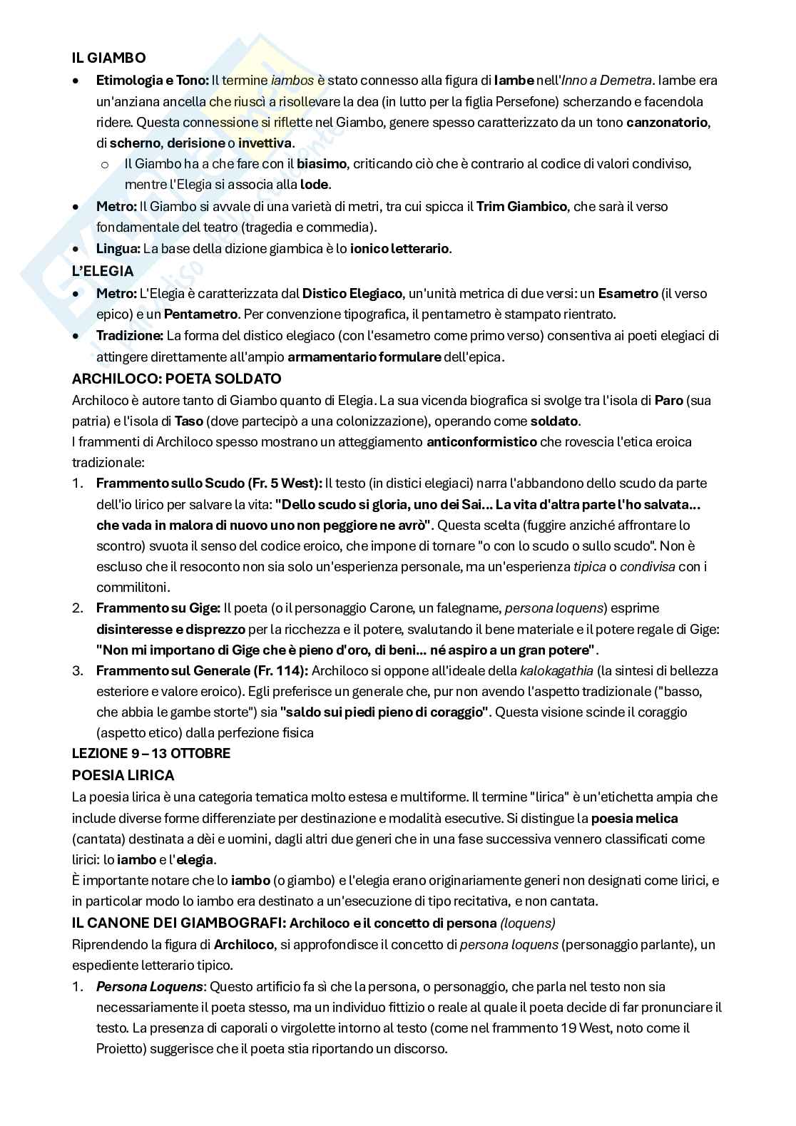 Introduzione alla cultura classica I (M-Z) (appunti lezioni) Pag. 16