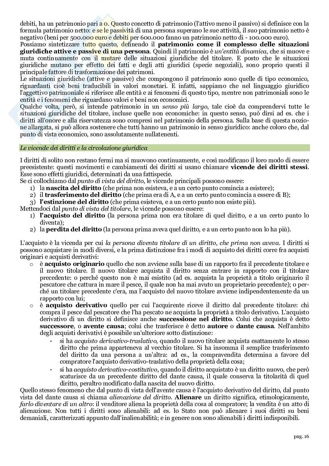 Appunti esame Diritto privato  Pag. 16